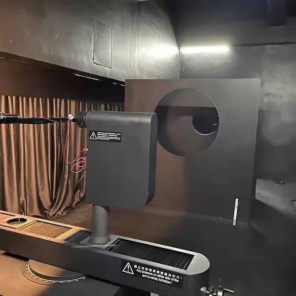 IES laboratory goniophotometer room